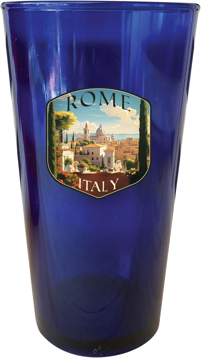 Pack de 4 Vasos Plásticos R and R Imports 16 oz Azul