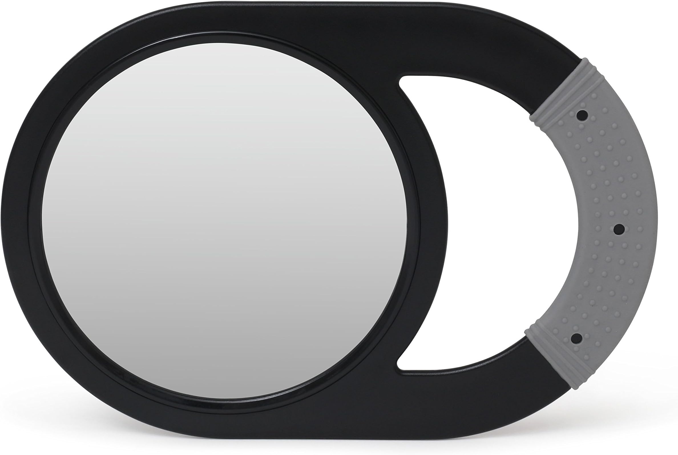 Unbreakable Hand Mirror with Silicone Handle – for Home and Professional Hair Salons, Dental, Barbershop and Spa Use - Lightweight, Portable Handheld Design