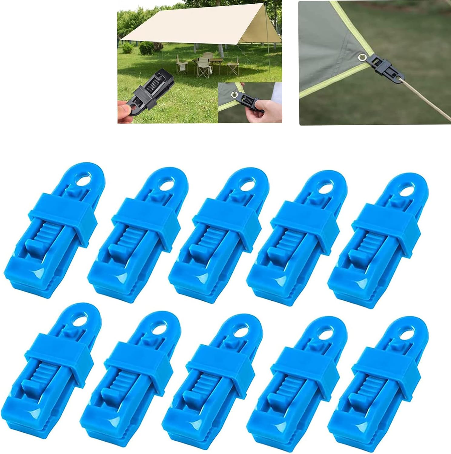 Adjustable Heavy Duty Lock Grip for Tarp & Shade Cloth, 2023 New