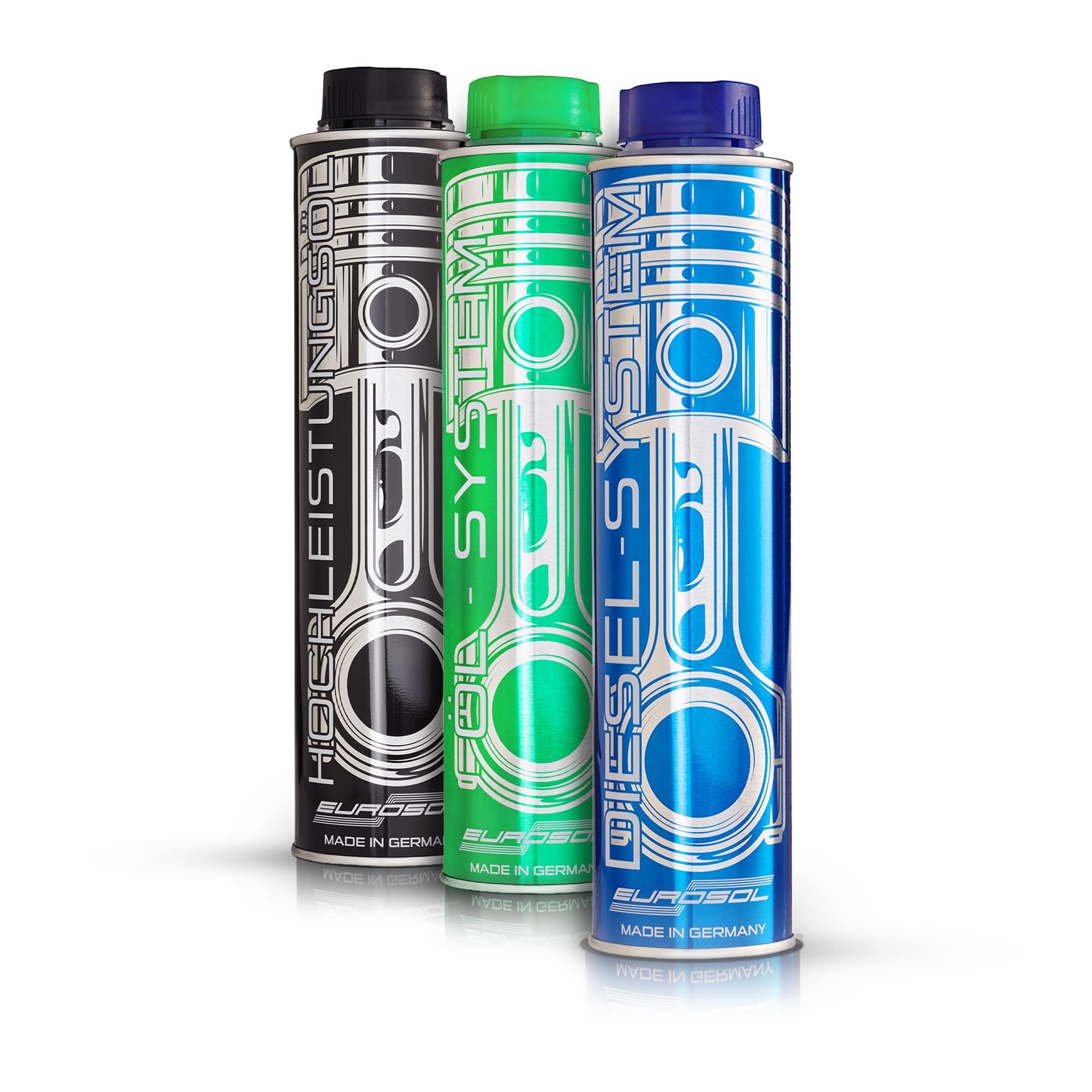 Diesel Performance-Trio 3X 400ml | Diesel-System + Öl-System Motorspülung + Hochleistungsöl | DPF & AGR Reinigung, MOTORINNENREINIGUNG & VERSCHLEISSSCHUTZ | Profi-Trio