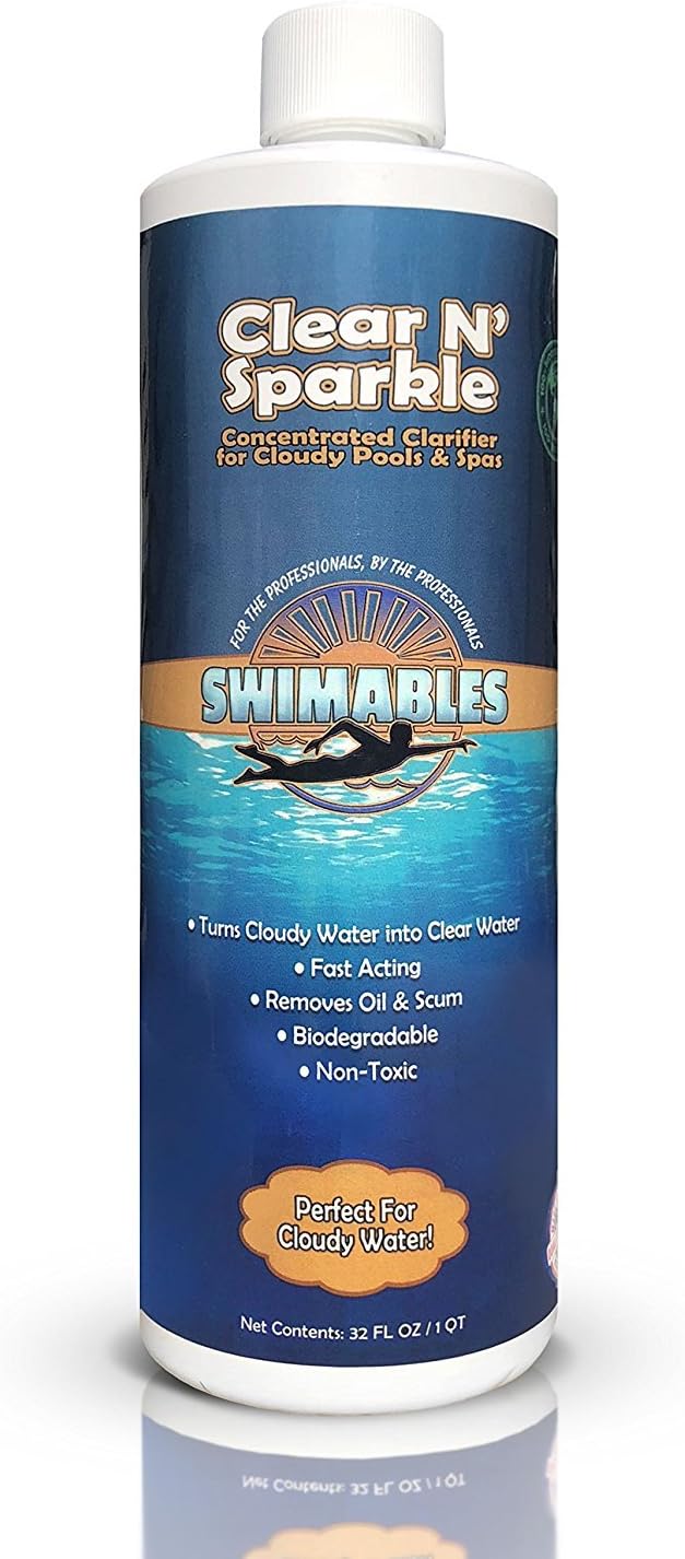 Highly Concentrated Clarifier for Pools and Spas - 32 oz