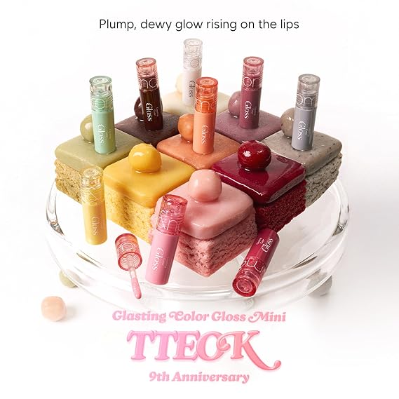 rom&nd GLASTING COLOR GLOSS MINI S14 MILK TTEOK