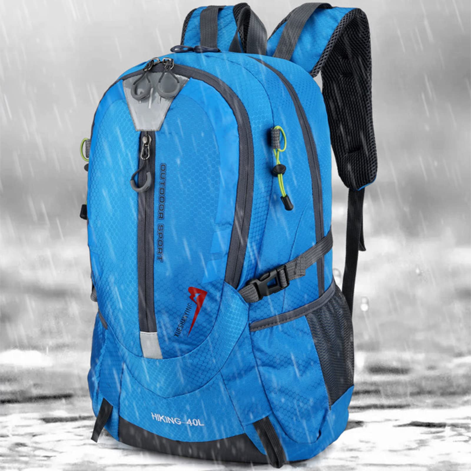 40 l wspinaczka wodoodporny plecak męski podróżny designerska torba plecak turystyczny plecak unisex outdoorowe plecaki kempingowe nylonowe torby sportowe