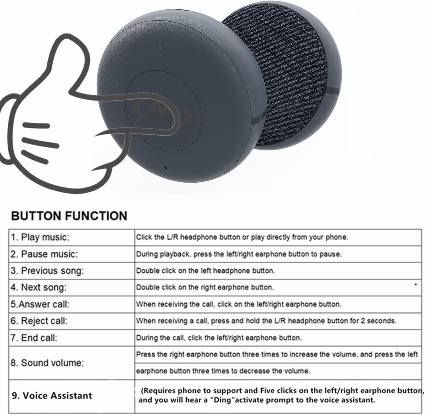 Outdoor Sports Ski Helmets Headphones/Bicycle Helmets Headset- Chips 5.3 - True Wireless Bluetooth Helmet Speakers for Skiing, Snowboarding Mountain Biking - Image 3