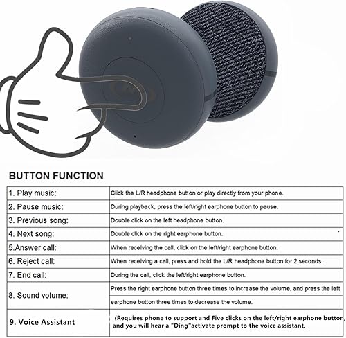 Miniatura 3 de Altavoces para casco de esquí  Altavoces inalámbricos Bluetooth 5.3 para esquí, snowboard, ciclismo de montaña y escalada