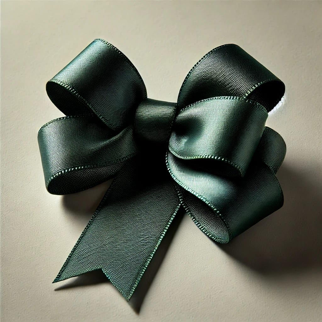 Double Sided Satin Ribbon 25mm x 10 Meters (Off White) for Gifts Wrap Sew Party, Decorations Events Dress Wedding Christmas Crafts, Bows Car, Balloons Hairs, DIY, Bouquets, Cake More — view 483