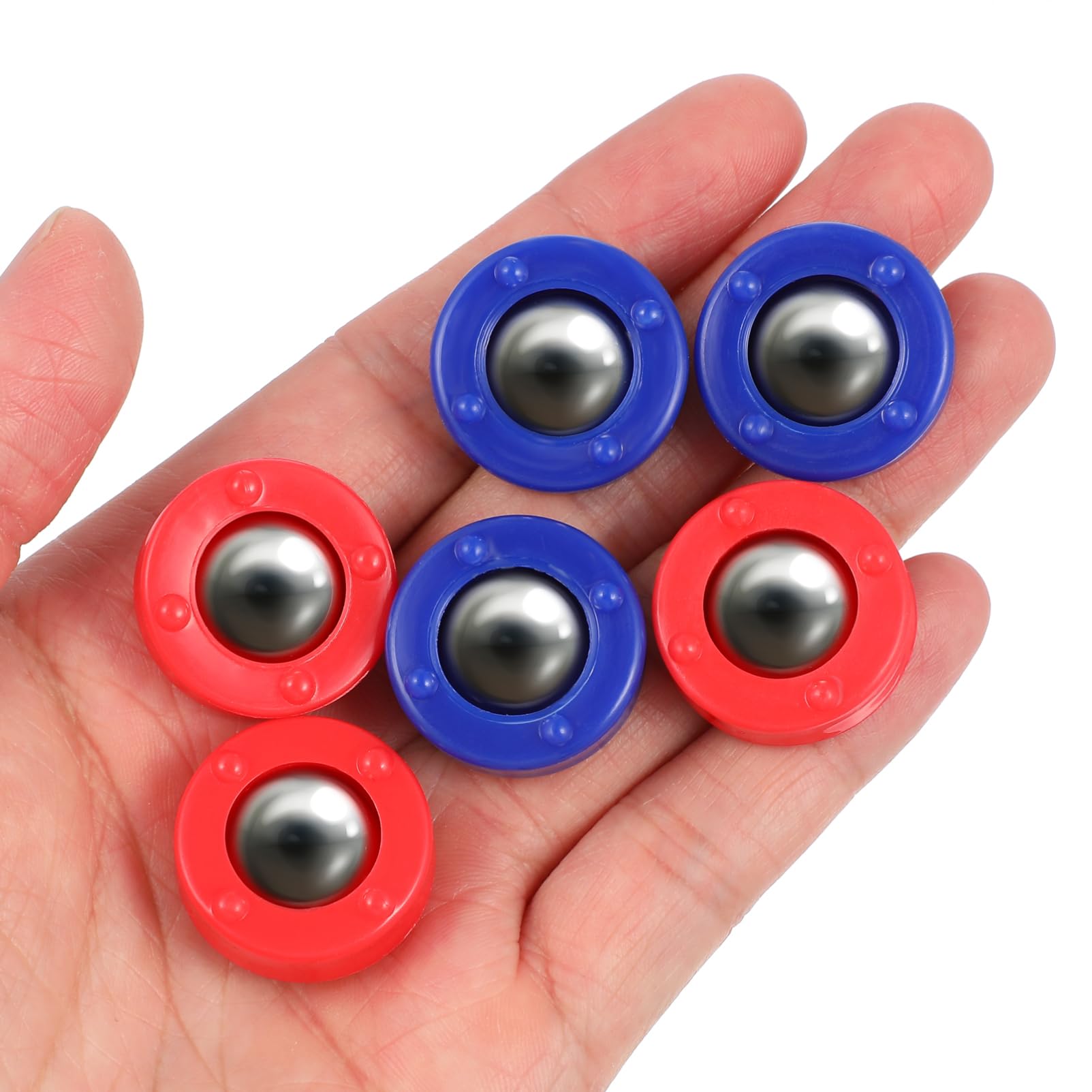 16 Pcs Mini Shuffleboard Pucks Shuffleboard Replacement Table Pucks Tabletop Curling Game Rollers Sliding Bead Games Sports Toy Traveling Family Kids Adults Friends Educational Toy - Image 2