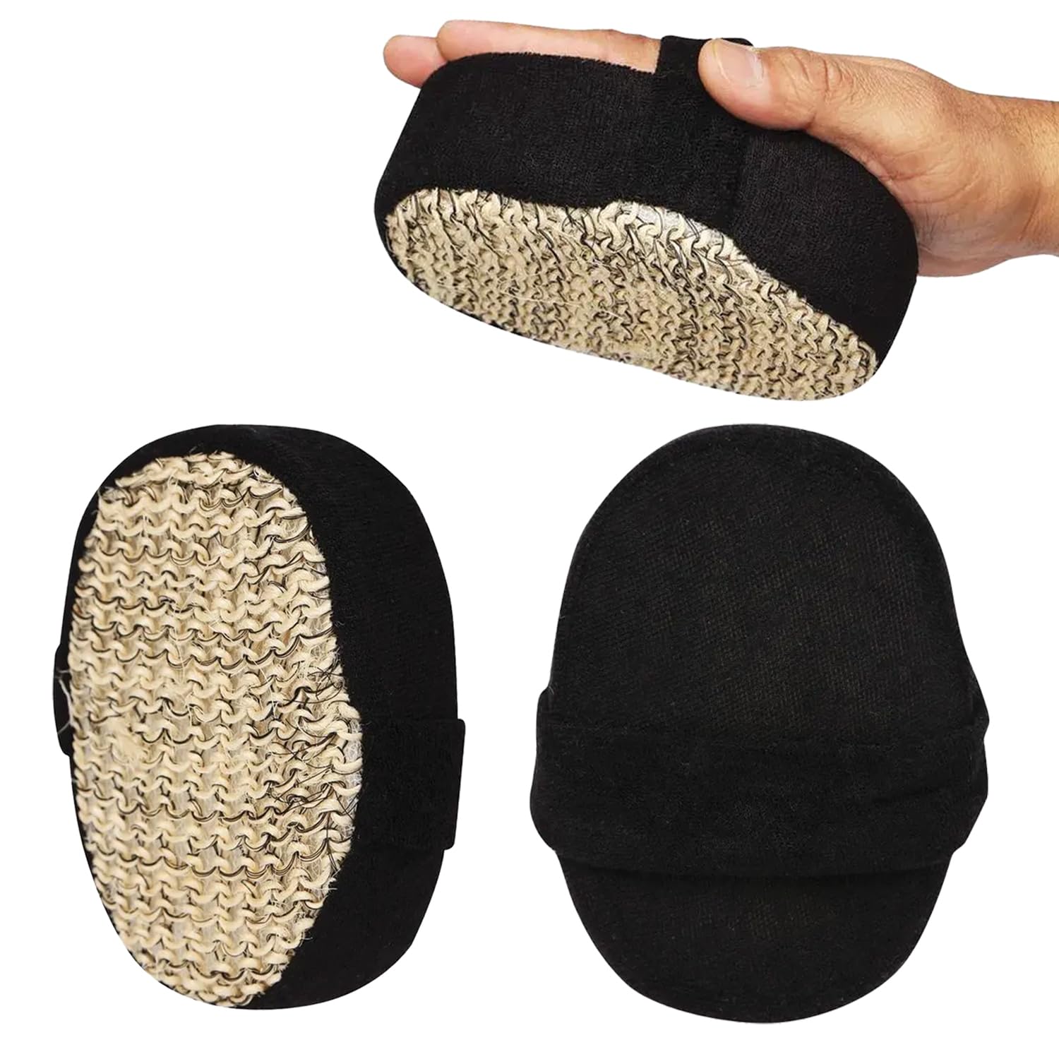 TEMPERIA (1 pcs) Loofah for Bathing for Women & Men - Shower Scrubber with Handle for Body Wash - Lofas, Lufa & Loofa for Bath Scrub - Soft, Lather Enchancing, Exfoliator Sponge (MN02)-image-40