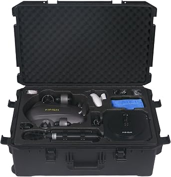 FIFISH V6 Expert V6E M200A Underwater Drone ROV with Robotic Arm & Industrial Case
