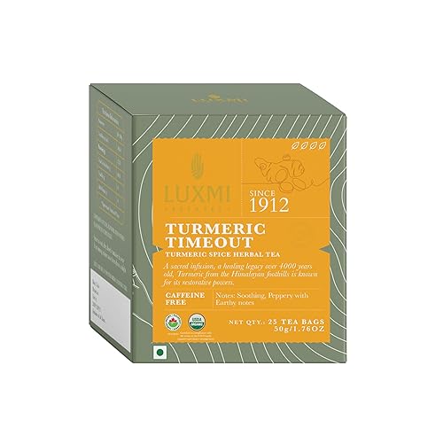 Miniatura 7 de Luxmi Estates, Té Tulsi orgánico 50 bolsas de té (3.53 onzas)  Sin cafeína, sin OMG, hojas Tulsi orgánicas USDA - Té Tulsi  Apoyo inmunológico,