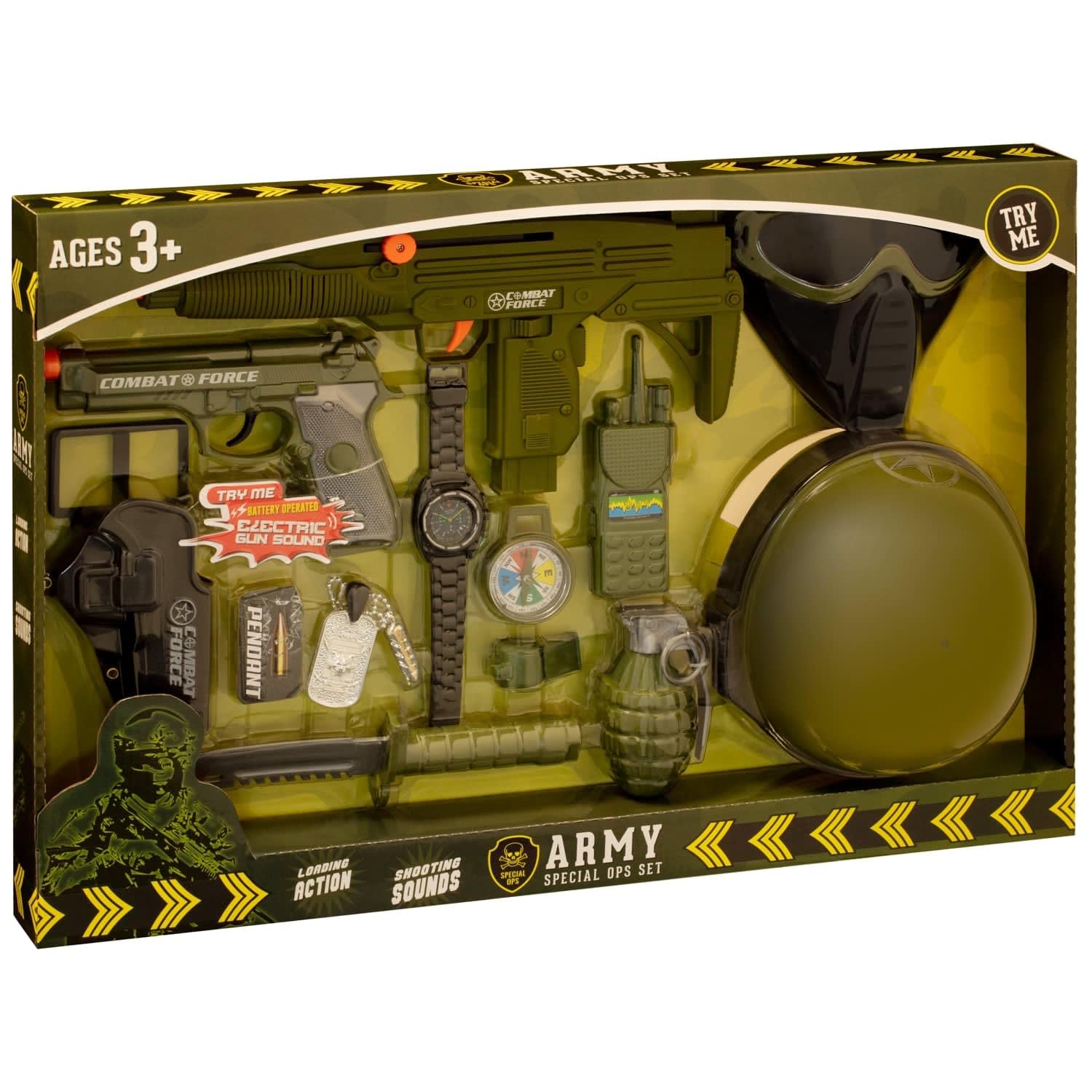 MEHRU Army Special Ops Set – Ultimate Tactical Play Set for Kids, Military-Themed Action Figures, Perfect for Imaginative Play & Outdoor Adventures
