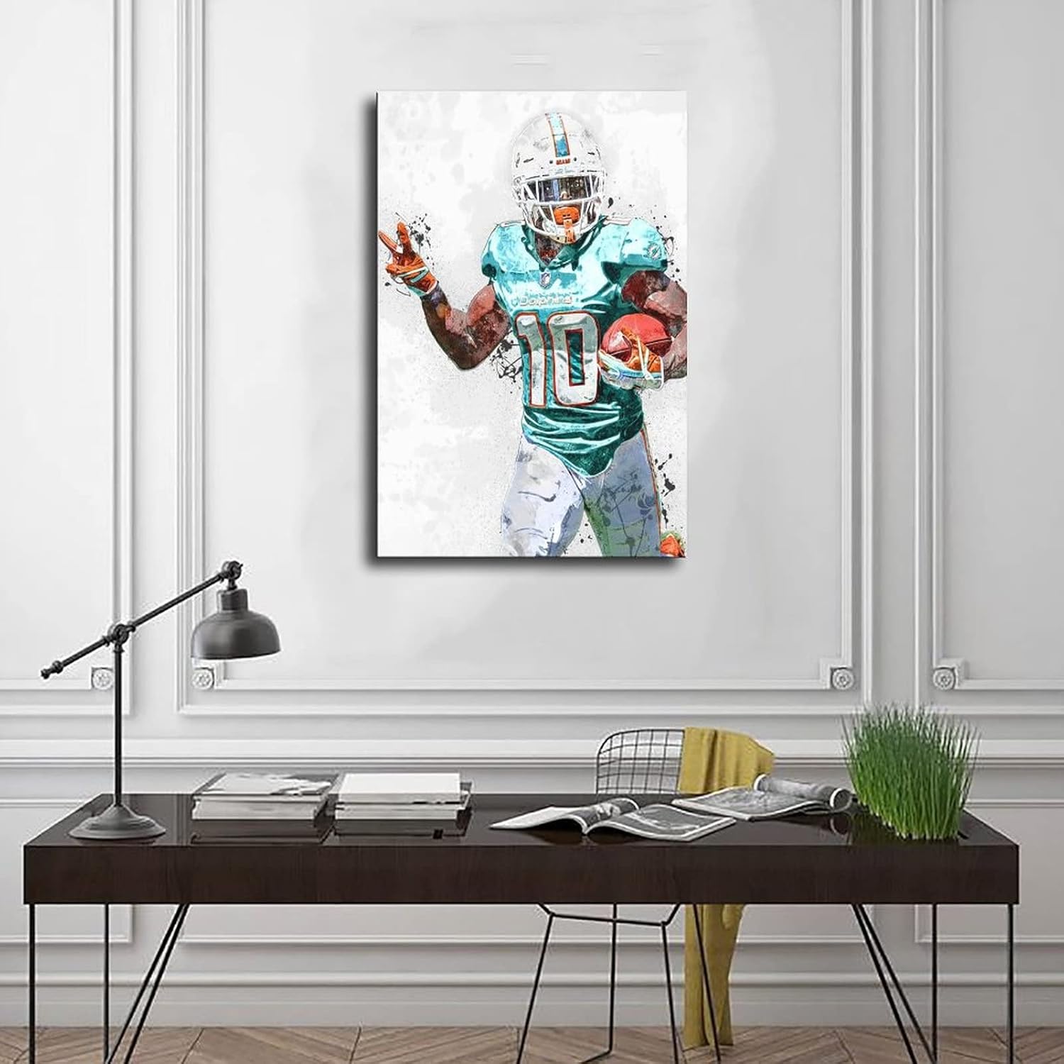 Tyreek Hill Poster Canvas Poster Bedroom Decor Sports Landscape Office Room Decor Gift Unframe: 16x24inch(40x60cm) - Image 3