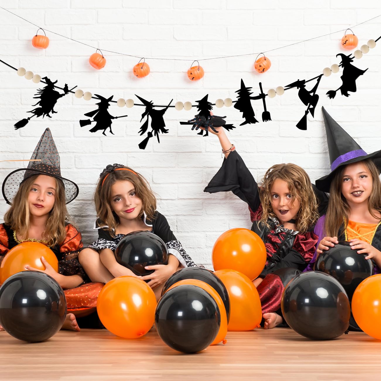 Halloween Sackleinen Banner 'Süßes Oder Leckereien' - 2,8 M, Für Kamin & Wanddeko