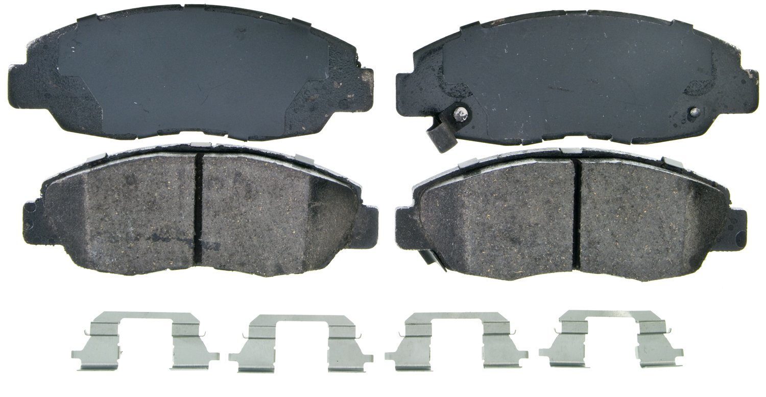 Wagner QS ZD465 Disc Brake Pad Set, Chamfered Edges for Smooth, Quiet Stops, Fits 1990–2002 Honda Accord