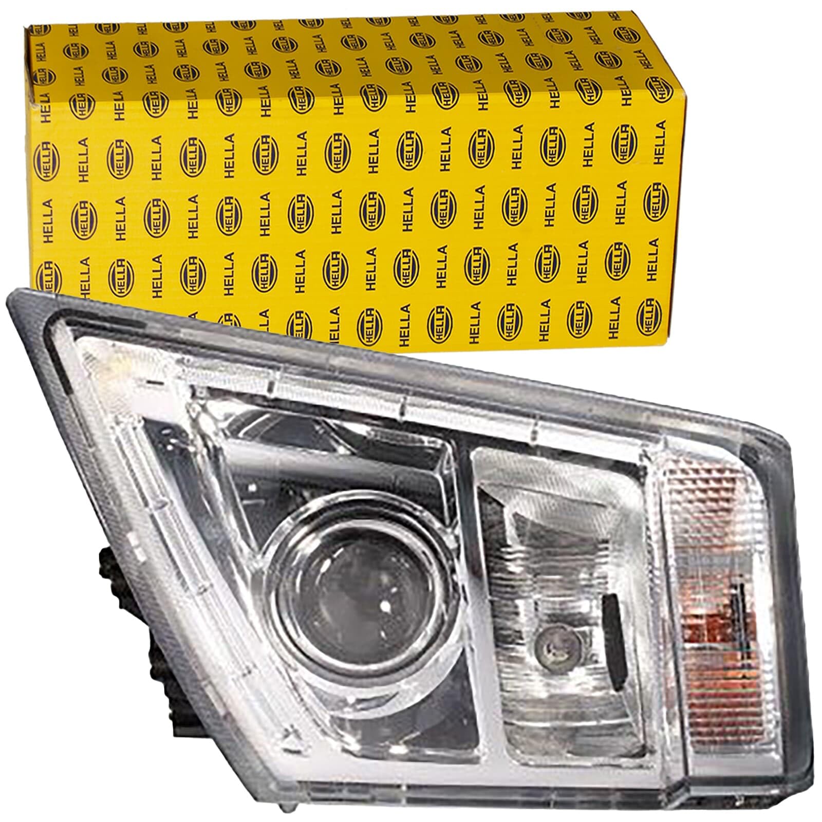 HELLA 1LL 010 478-131 DE/Halogen-Headlight - ECE - for left-hand traffic - Left Front