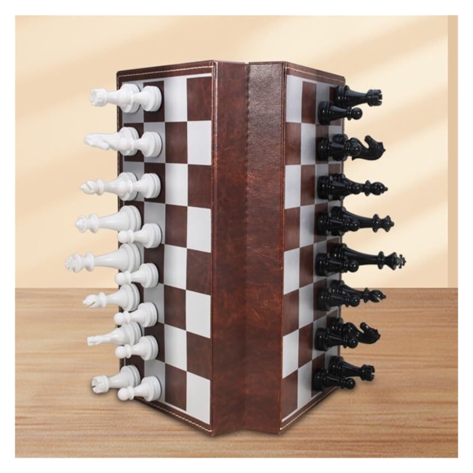Jeu d'échecs magnétique 2 en 1, échecs et Dames échecs
