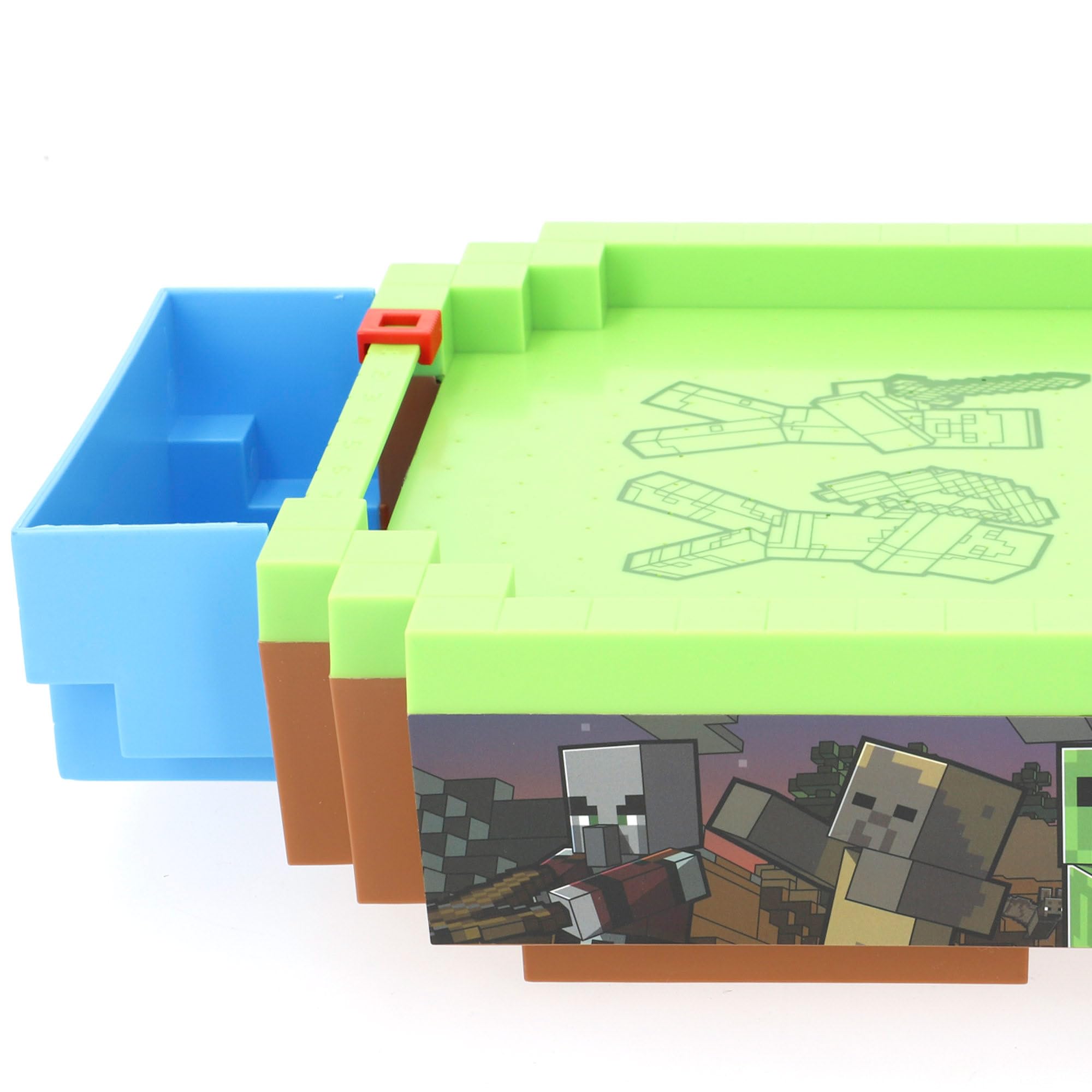 COLORBABY Minecraft Air Hockey Tavolo elettronico, Overworld, Superficie Aria, Segnalibro, Design Premium, Licenza ufficiale, Giochi da tavolo elettronici, Giochi da collezione, Bambini, Adulti (77715