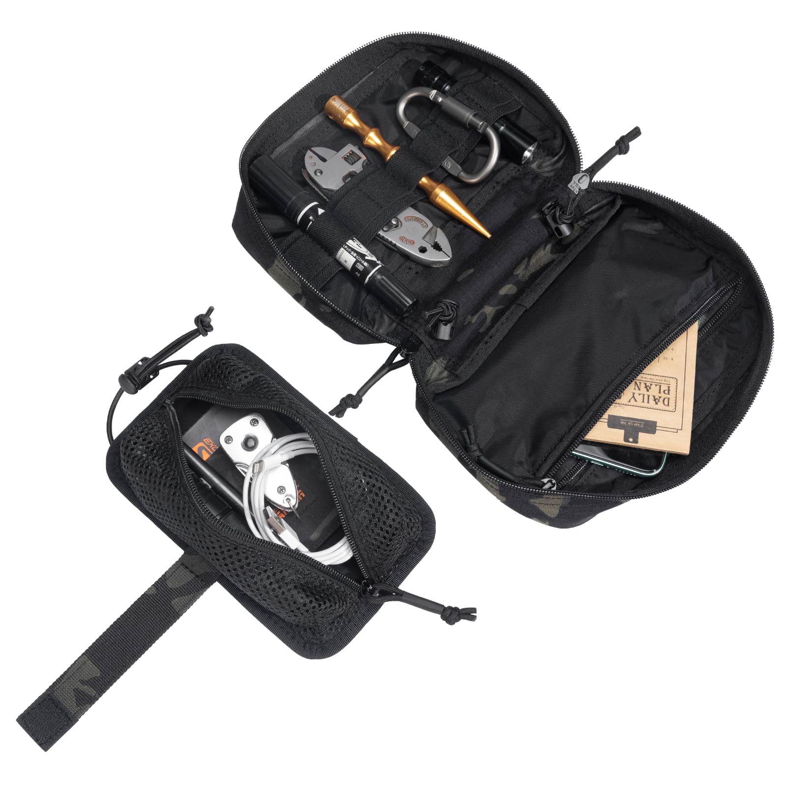 EXCELLENT ELITE SPANKER Taktische Erste-Hilfe-Tasche, IFAK Rip Away Molle EMT Tasche, kompakte Admin-Tasche, medizinische Utility-Tasche, Notfall-Survival-Kits für taktische Weste, Rucksack
