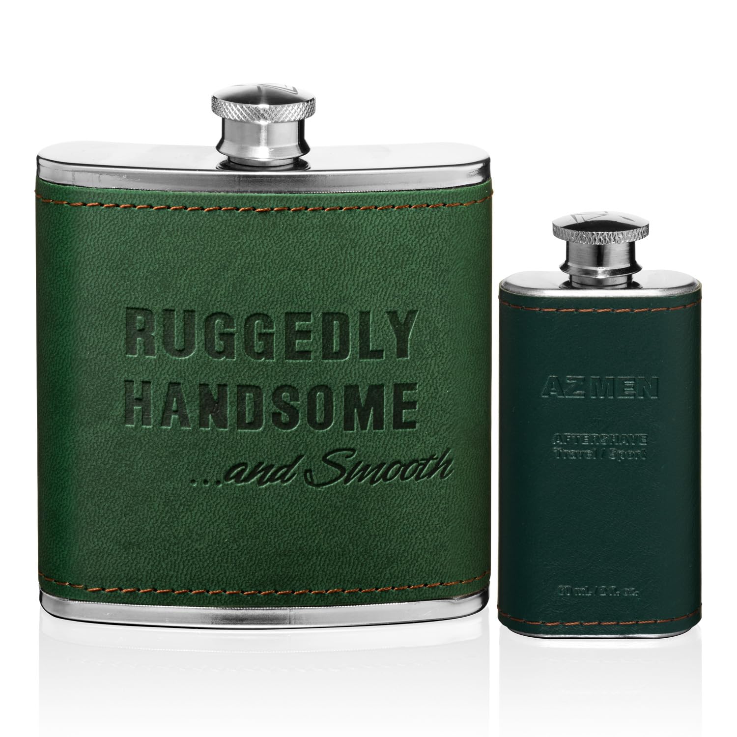 Ruggedly Handsome Aftershave - 240ml – Soothing Men’s Face Moisturizer with Menthol, Reduces Lines & Wrinkles - Easy to Use for Face, Forehead, & Neck - Citrus Scent - Travel Pack