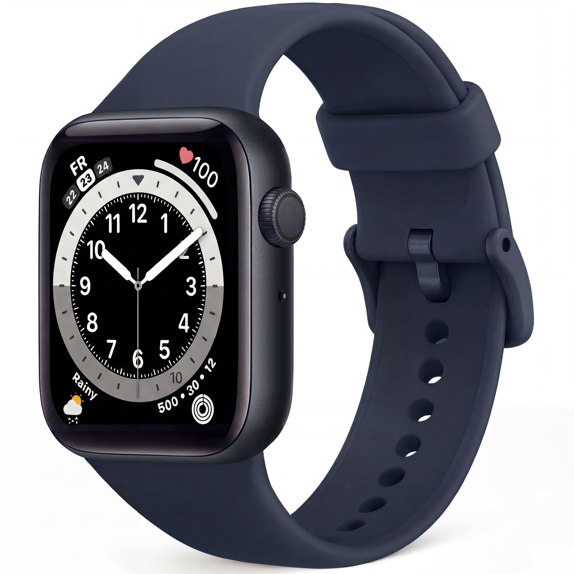 Reloj inteligente para mujer y hombre, 1,83 pulgadas, HD, con podómetro, monitor de presión arterial, pulsómetro, función de teléfono, monitor de sueño, 120 modos deportivos, IP68, resistente al agua
