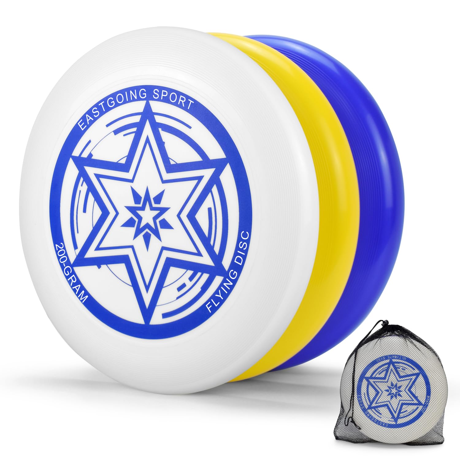 Eastgoing Beach Outdoor Flying Disc – 210 Gram, 11 Inch Heavyweight Flying Disc, Designed for Extreme Wind Resistance – Loads of Colors Available