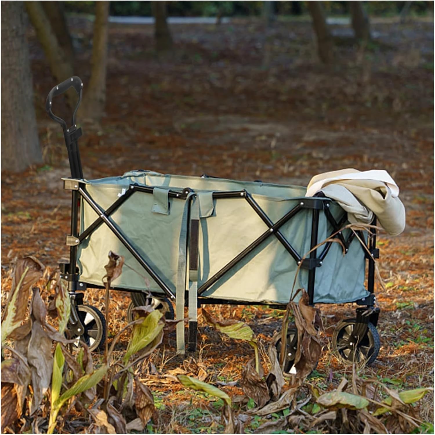 Wagon Replacement Pull Handle Spare Push Handle Camping Cart Handles Smooth Push Thickened Easy to Pull Folding Carts Strong Load-Bearing