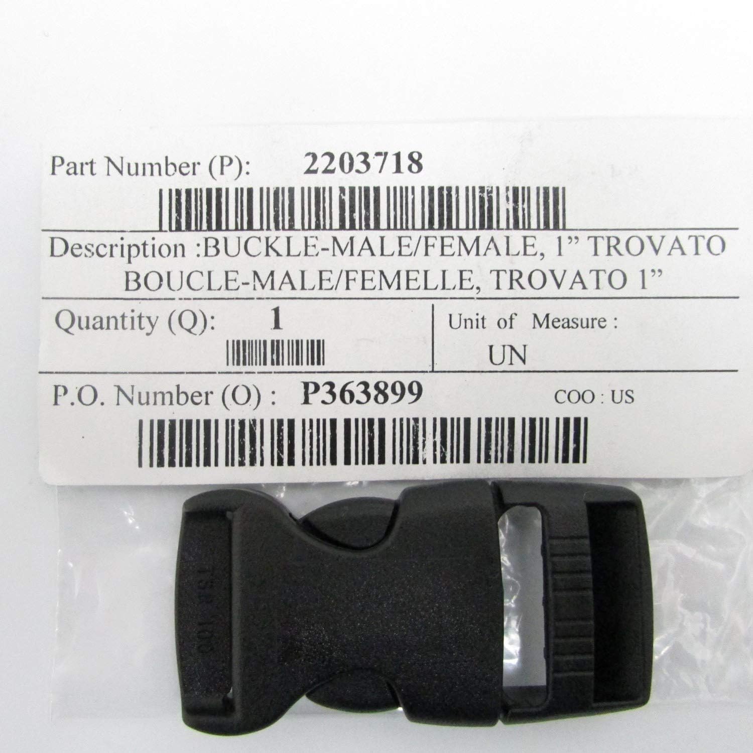 Polaris New OEM Male/Female Buckle Side Safety Net Fastener