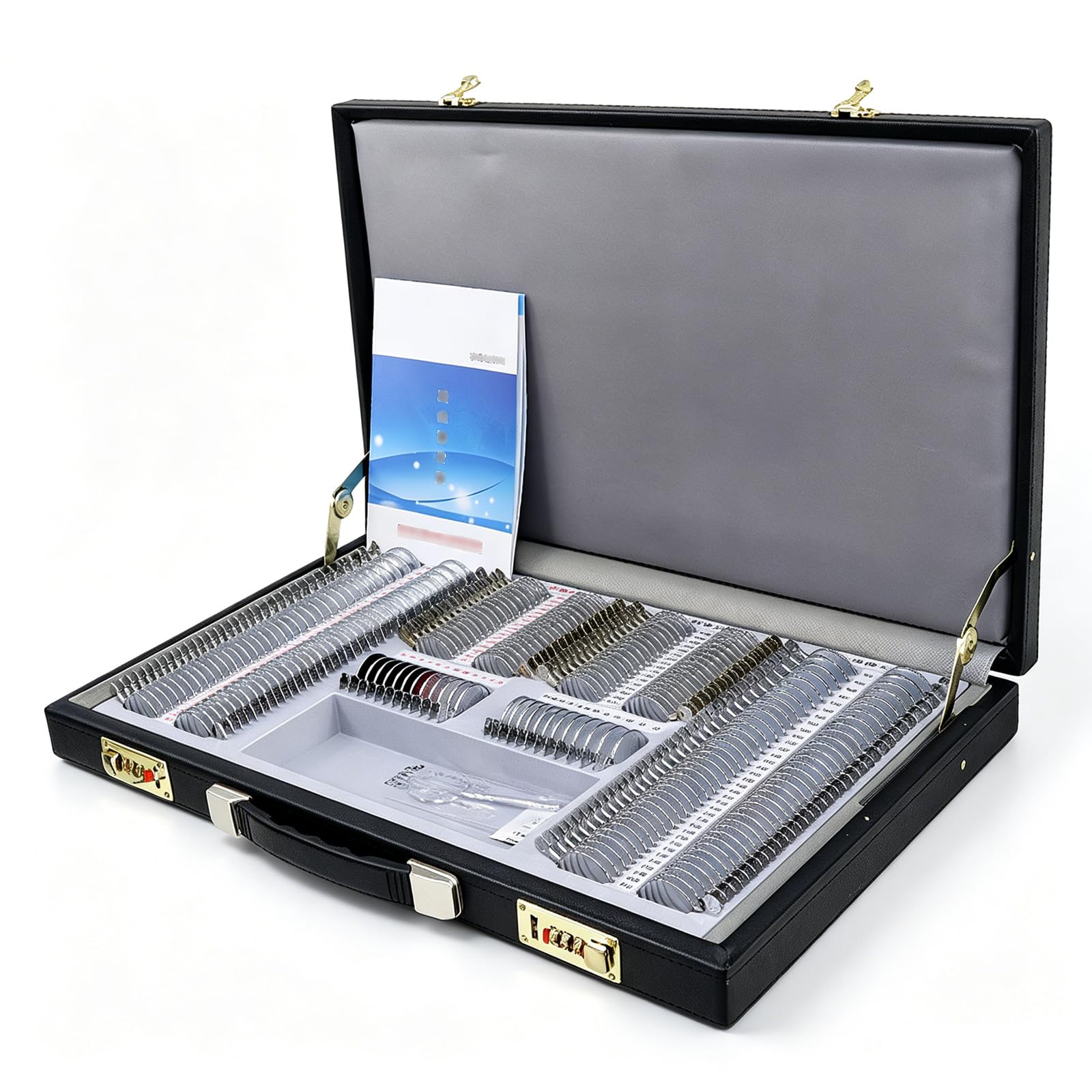 Ysfhyan 1 Optometry Box Equipment,Optometry Lens Set For Visual Acuity Test,232 Pcs Trial Lens Set With Measuring Glasses Testing Frame,For Vision Testing In Various Small And Medium-Sized Optical Shops
