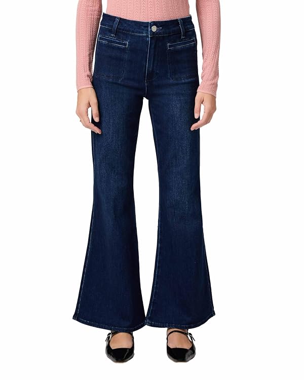 PAIGE Women's Marlow Skimmer Welt Pckt, Prairie, 31 by PAIGE - Used condition - Image 2