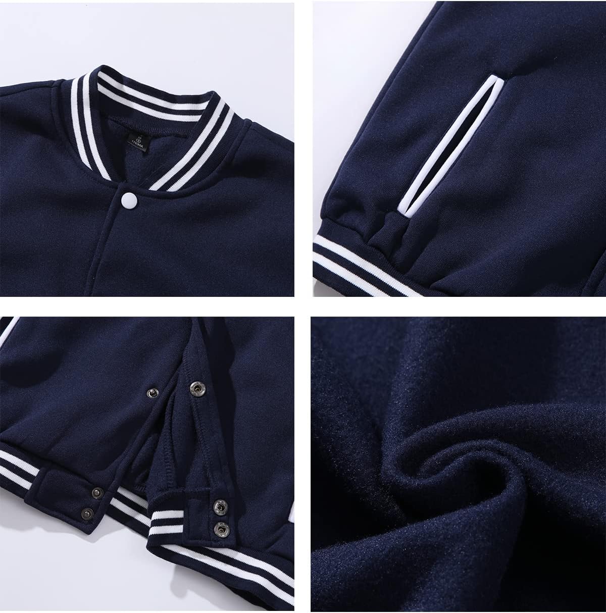 Yuji Itadori Women Varsity Jacket Baseball Lightweight Outwear Fleece Coat Button Down Clothes - Image 5