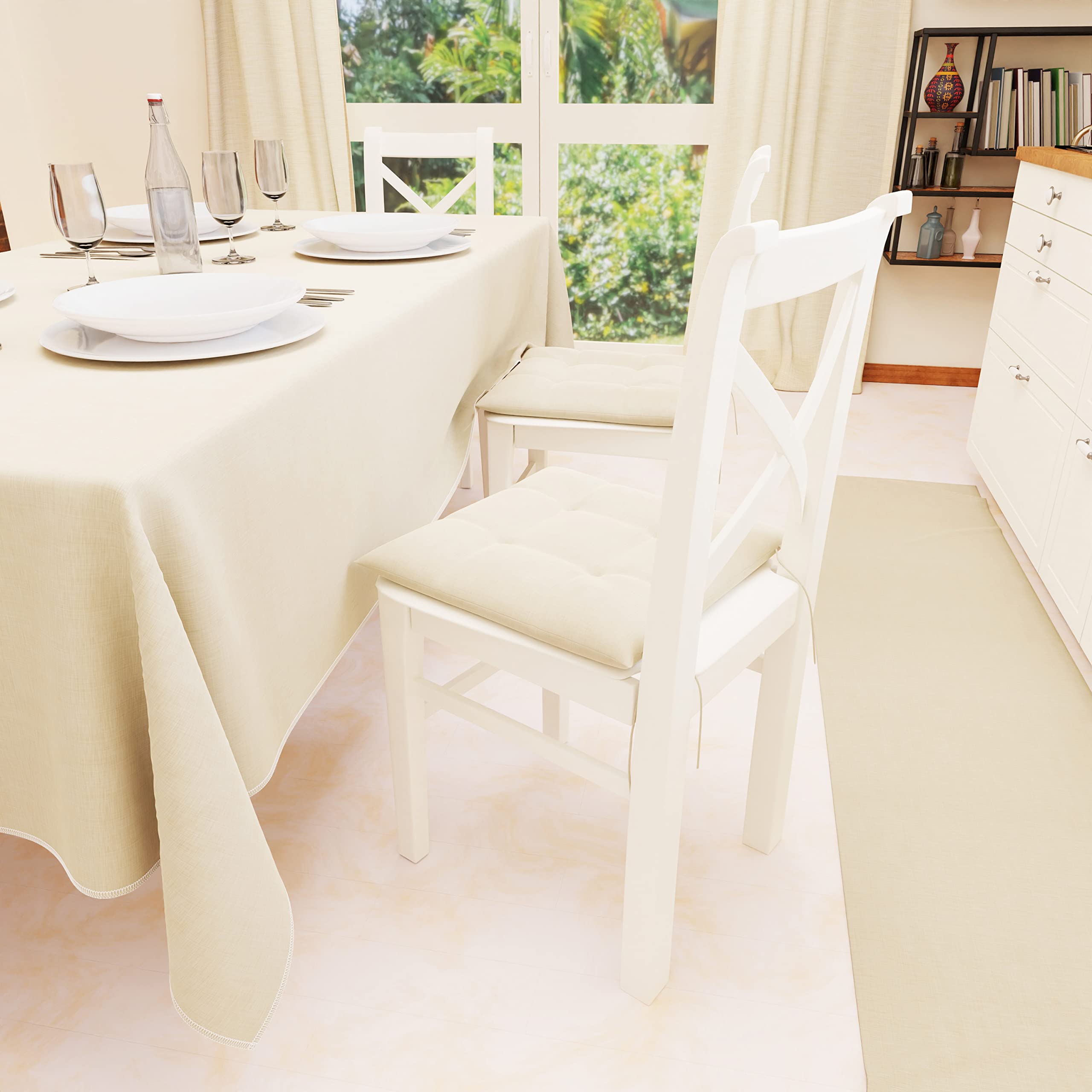 Petti Artigiani Italiani - Vlekwerend Tafelkleed Voor Keukentafel Motief Aardbeien Voor 6 Plaatsen (140 X 180 Cm) 100 Made In Italy