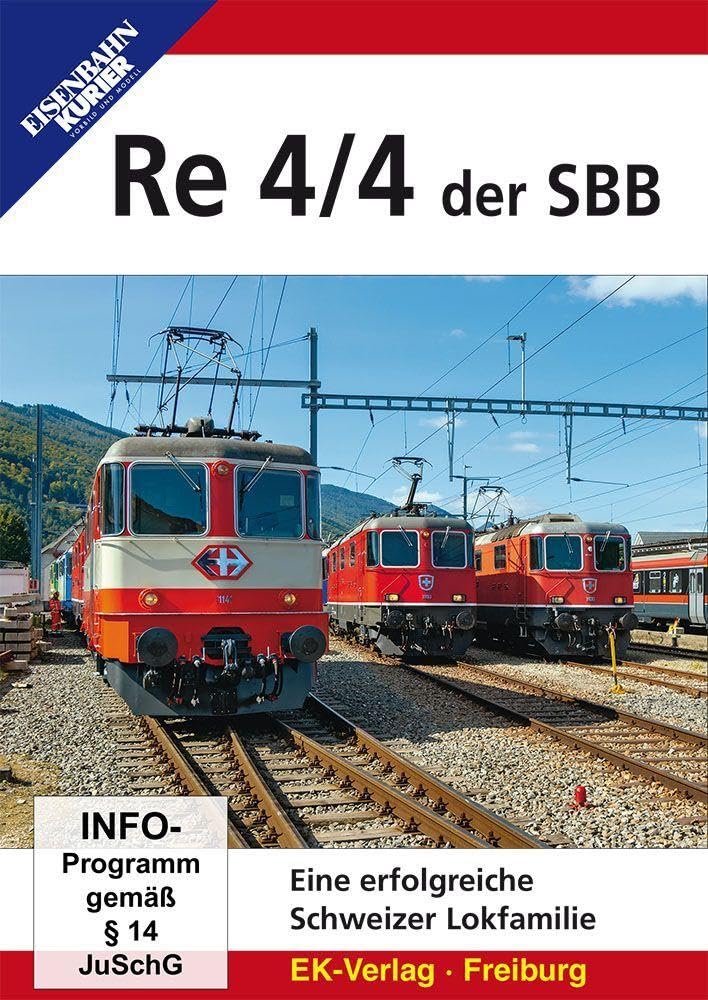 Die Re 4/4 der SBB DVD original: Video histórico para modelistas y coleccionistas