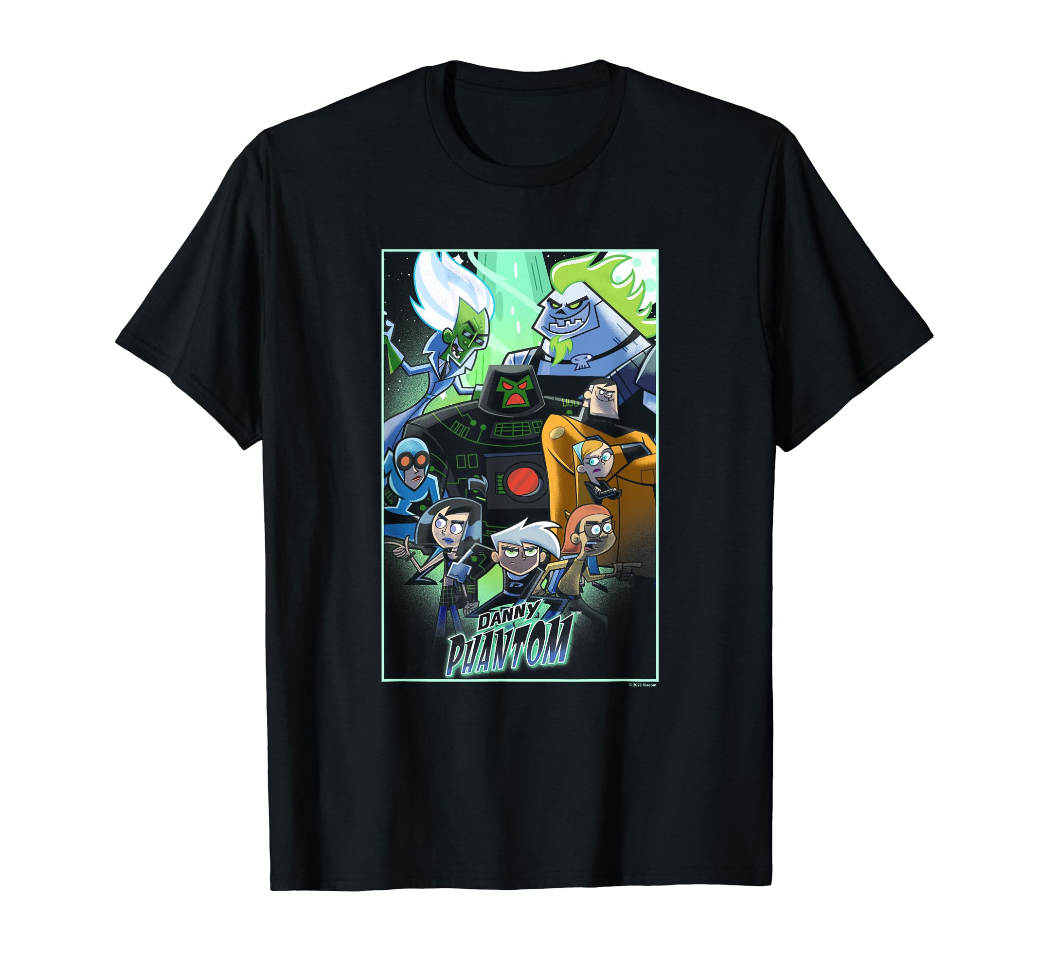 Danny PhantomSuperhero Ghost Hunter Group Shot Poster T-Shirt