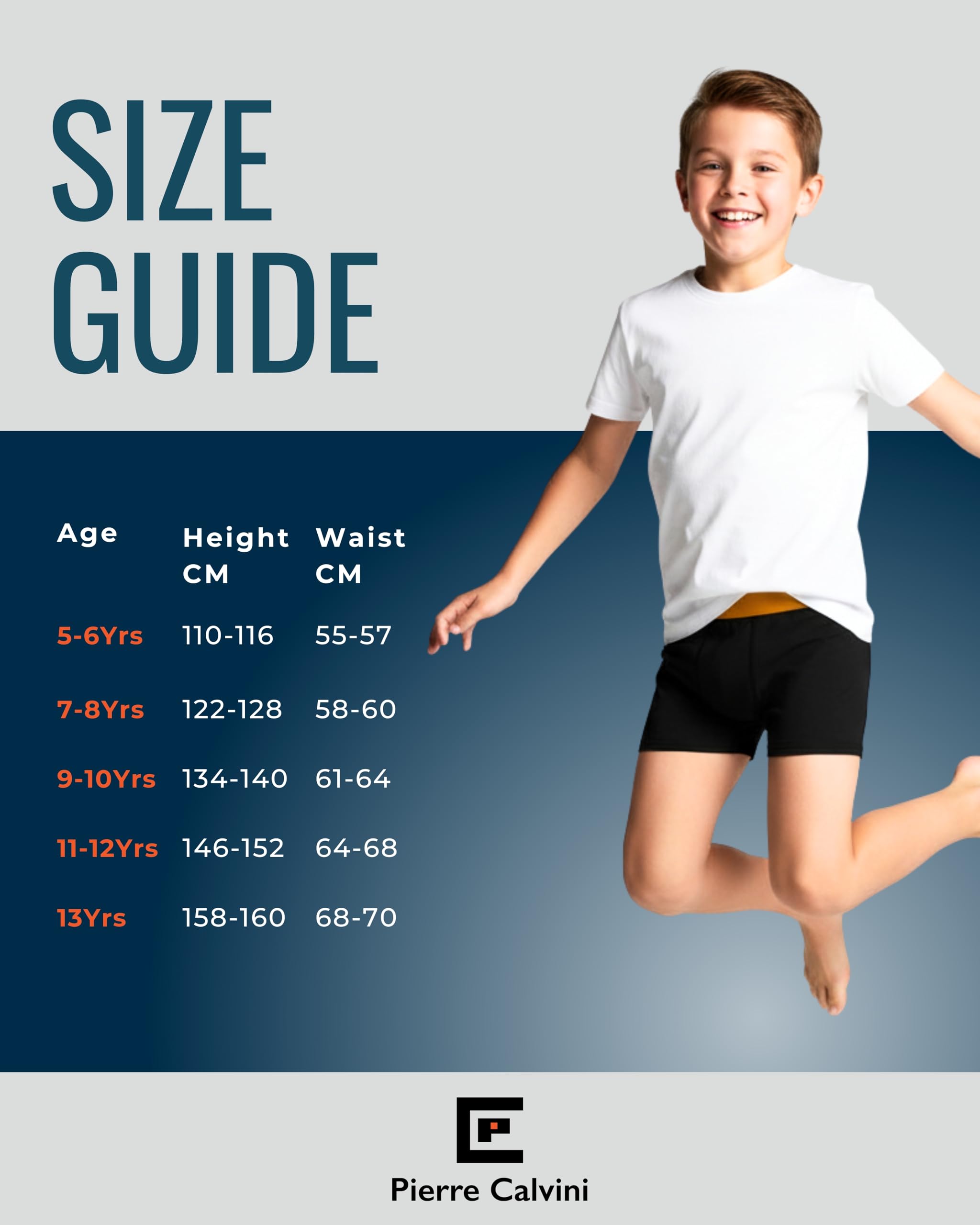 Pierre Calvini Boys Boxers (12 Pack) - Comfortable Cotton Rich Boys Boxer Shorts - Soft Anti Chafing Hipster Boys Underwear - Multipack Kids Boxers Briefs (5-13 Years)