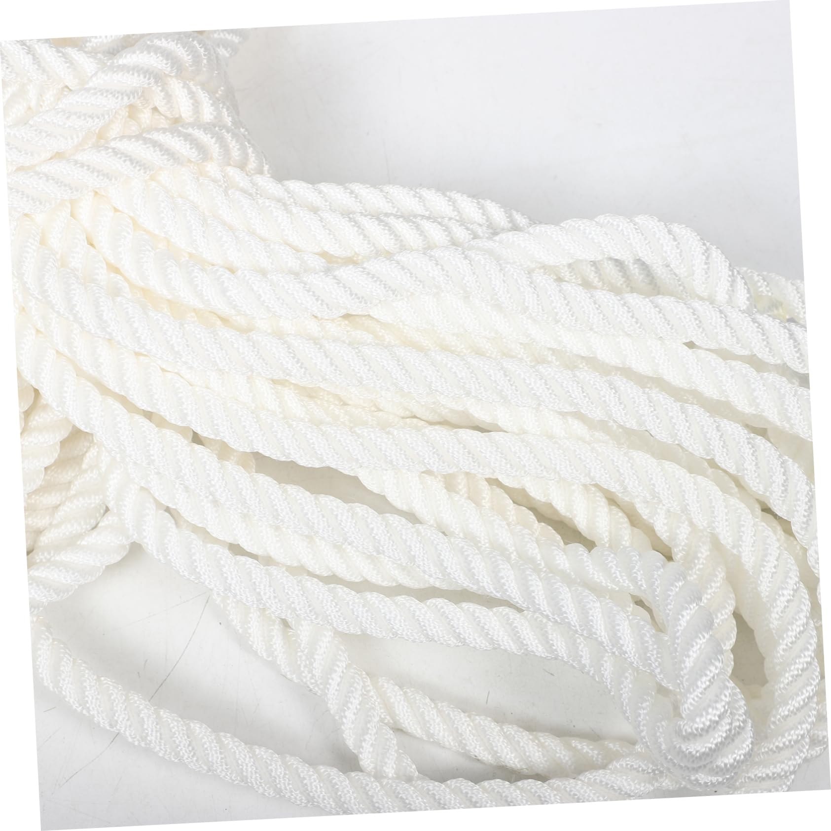 Sosoport Cuerda de Nailon Resistente para Líneas de Atraque de Embarcaciones, 12mm, Color Claro, Alta Resistencia, Versátil para Anclaje y Fondeo, Accesorios para Muelles de Barcos