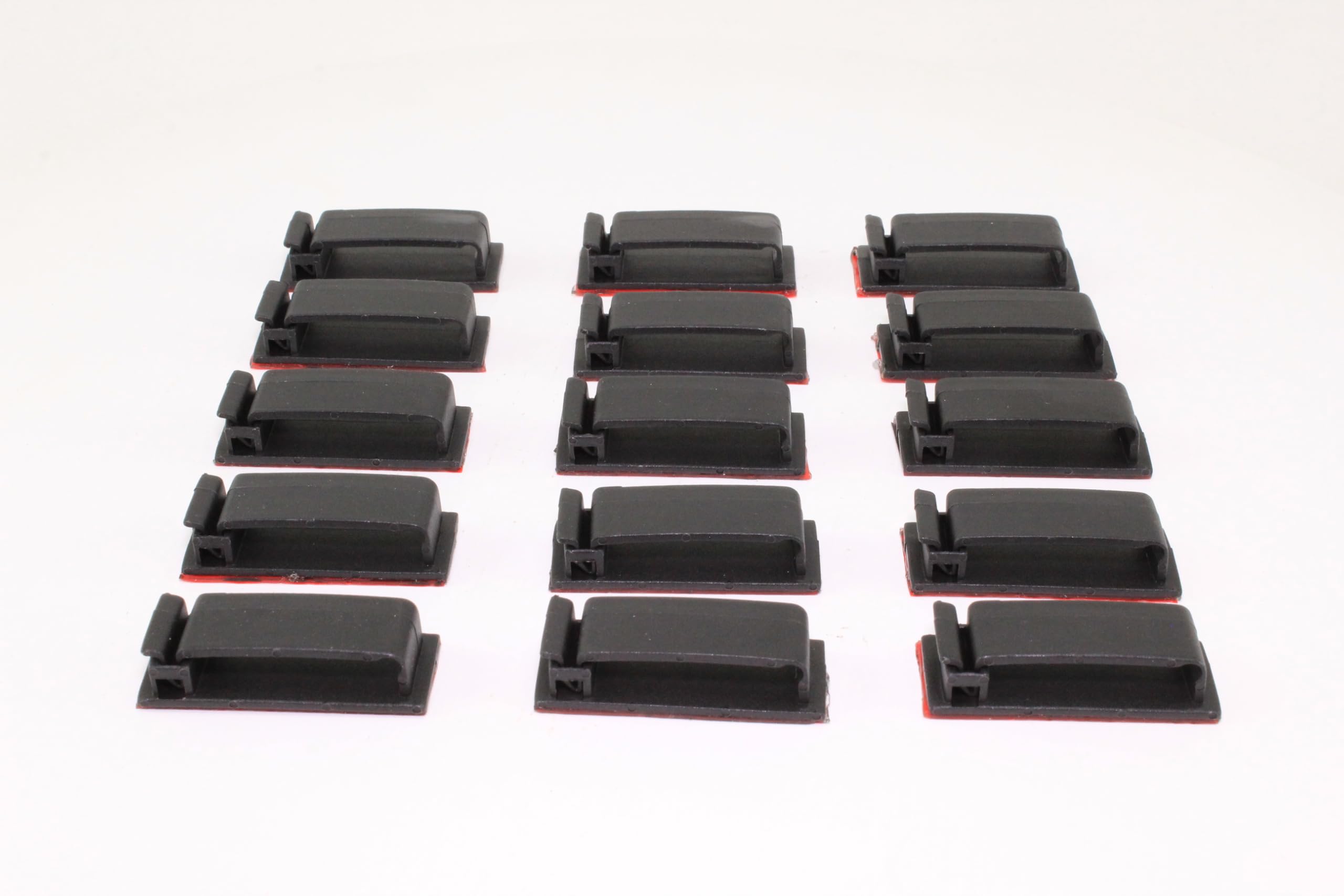 bahnwaren 0120 Cable Holder Cable Clips H0 Track N TT Z 15 Pieces Model Railway Systems, Black, Small - Image 2