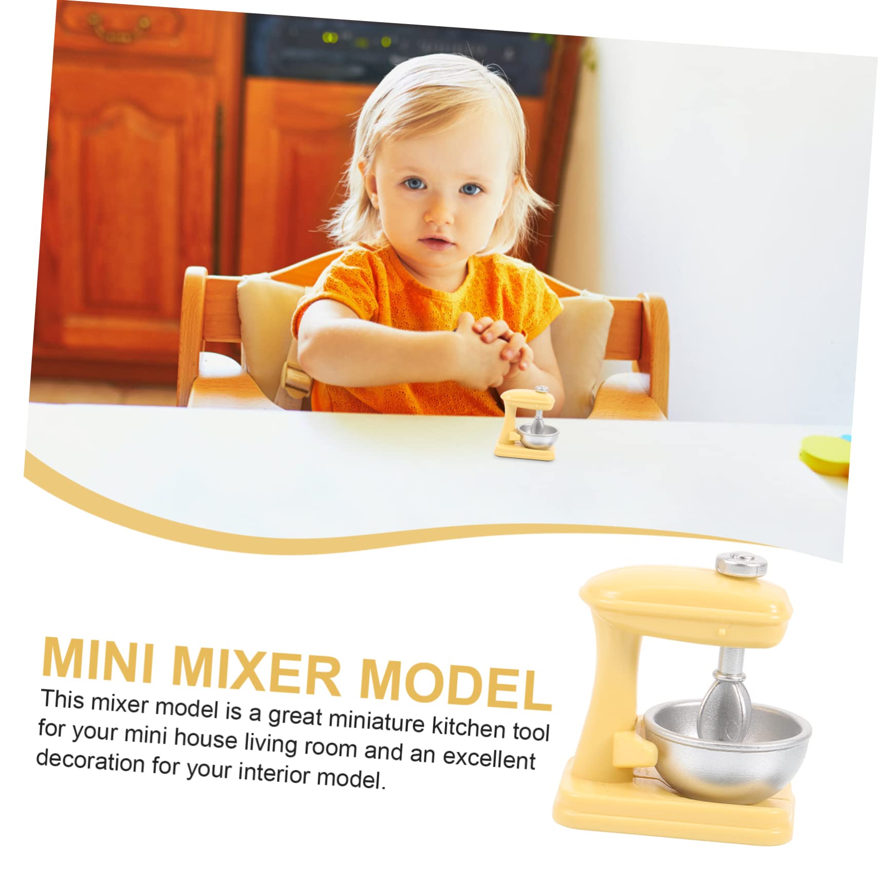 Figurine Miniature De Mixeur De Cuisine ERINGOGO - Accessoire Déco Pour Maisons De Poupée Et Jeux Créatifs