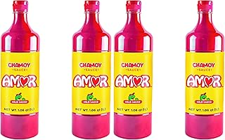 Amor Chamoy Sauce | Bittersweet flavor | 2,500 Scoville level Enjoy it with fruits, veggies, snacks, and drinks | Kosher |...