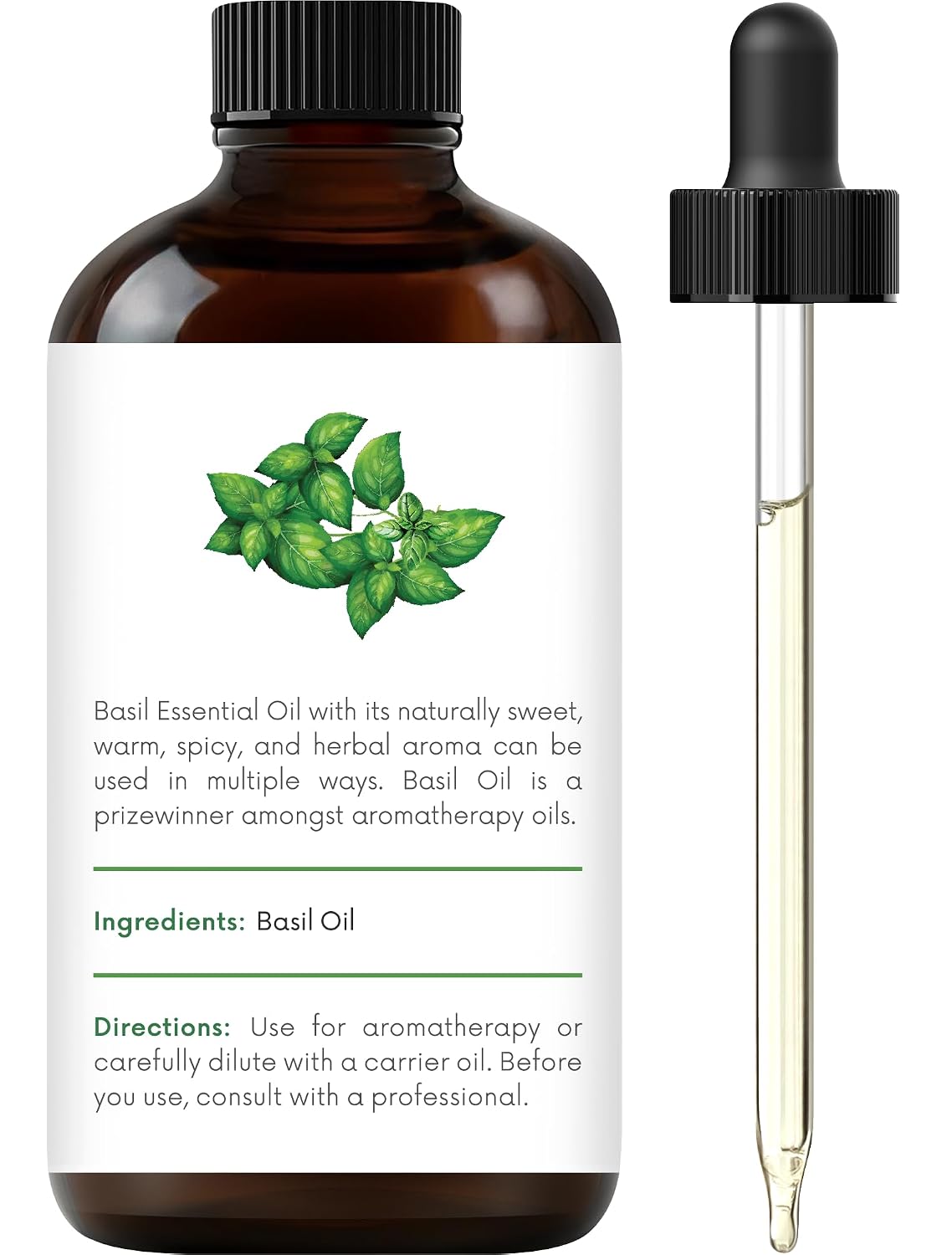 Handcraft Blends Basil Essential Oil, 1 Fl Oz - Image 2