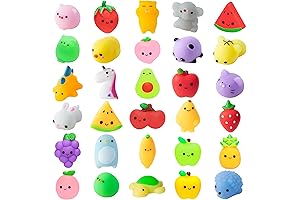 30Pcs Mochi Squeeze Toys Squeezing Stress Relief Toys for Boys Girls Classroom Prize mallmall6