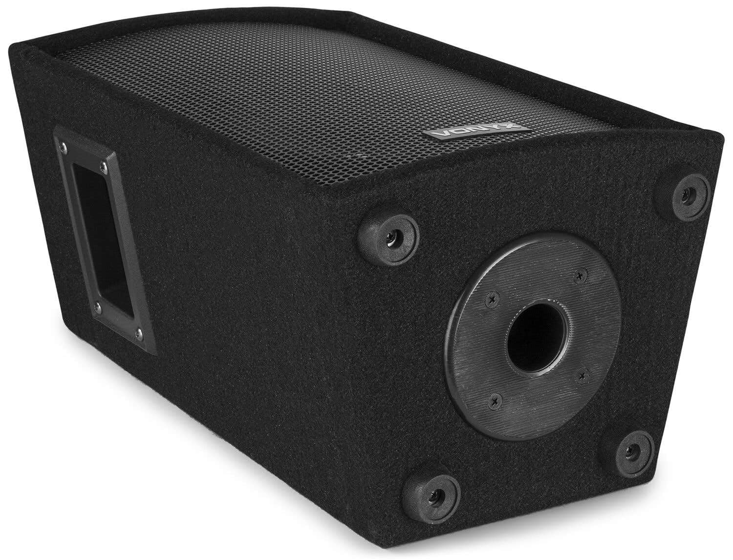 Vonyx SL8 PA Lautsprecher Aktiv Set 800 Watt Bluetooth Stativ Mischpult 8 Zoll LED Schwarz