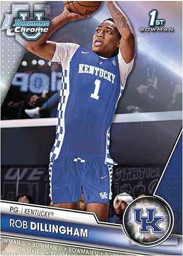 Miniatura 5 de Bowman Chrome Caja de baloncesto universitario 202324, 7 paquetes por caja