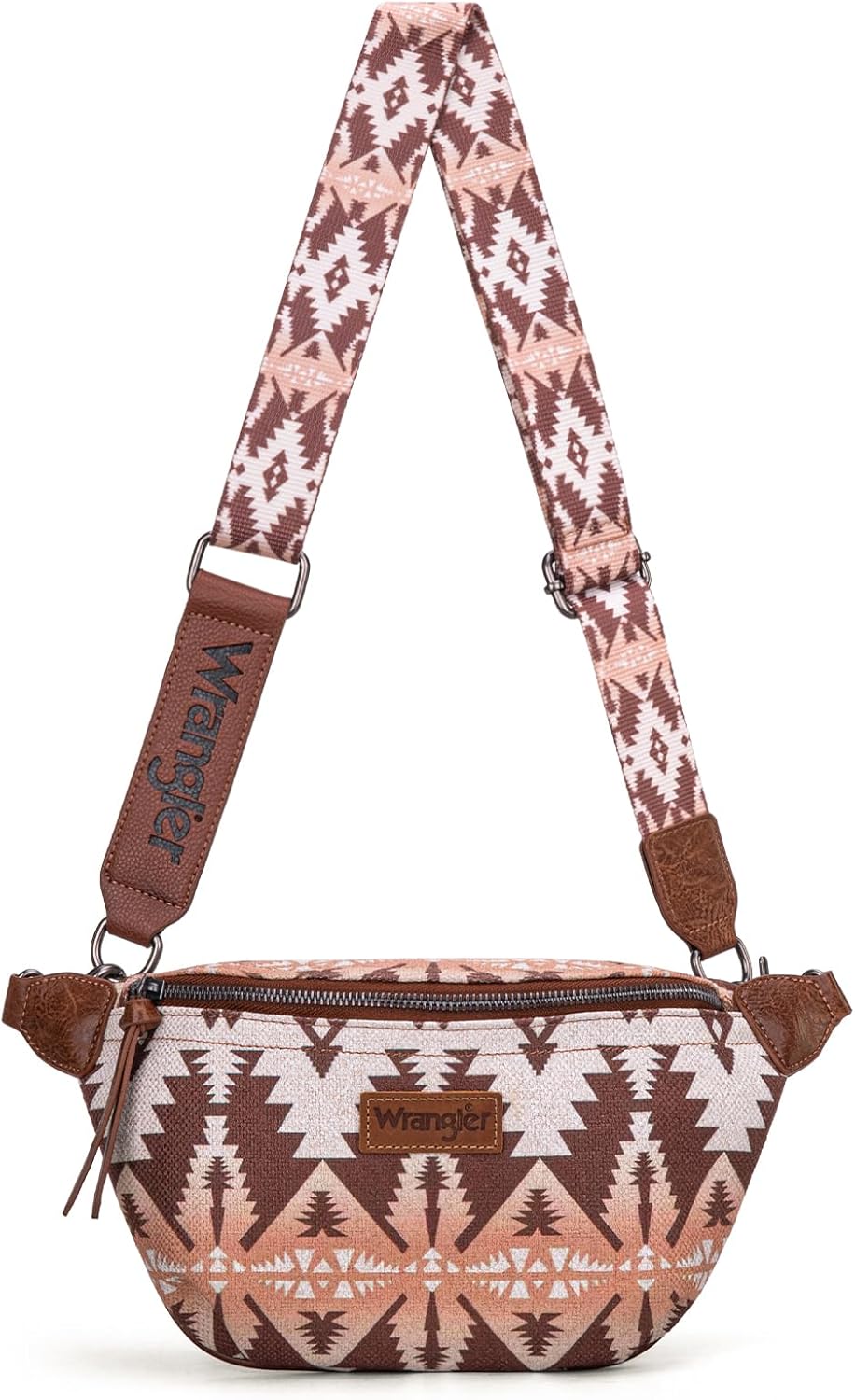 Montana West x Wrangler Large Fanny Packs for Women Western Crossbody Sling Bags Aztec Belt Purse - Image 4