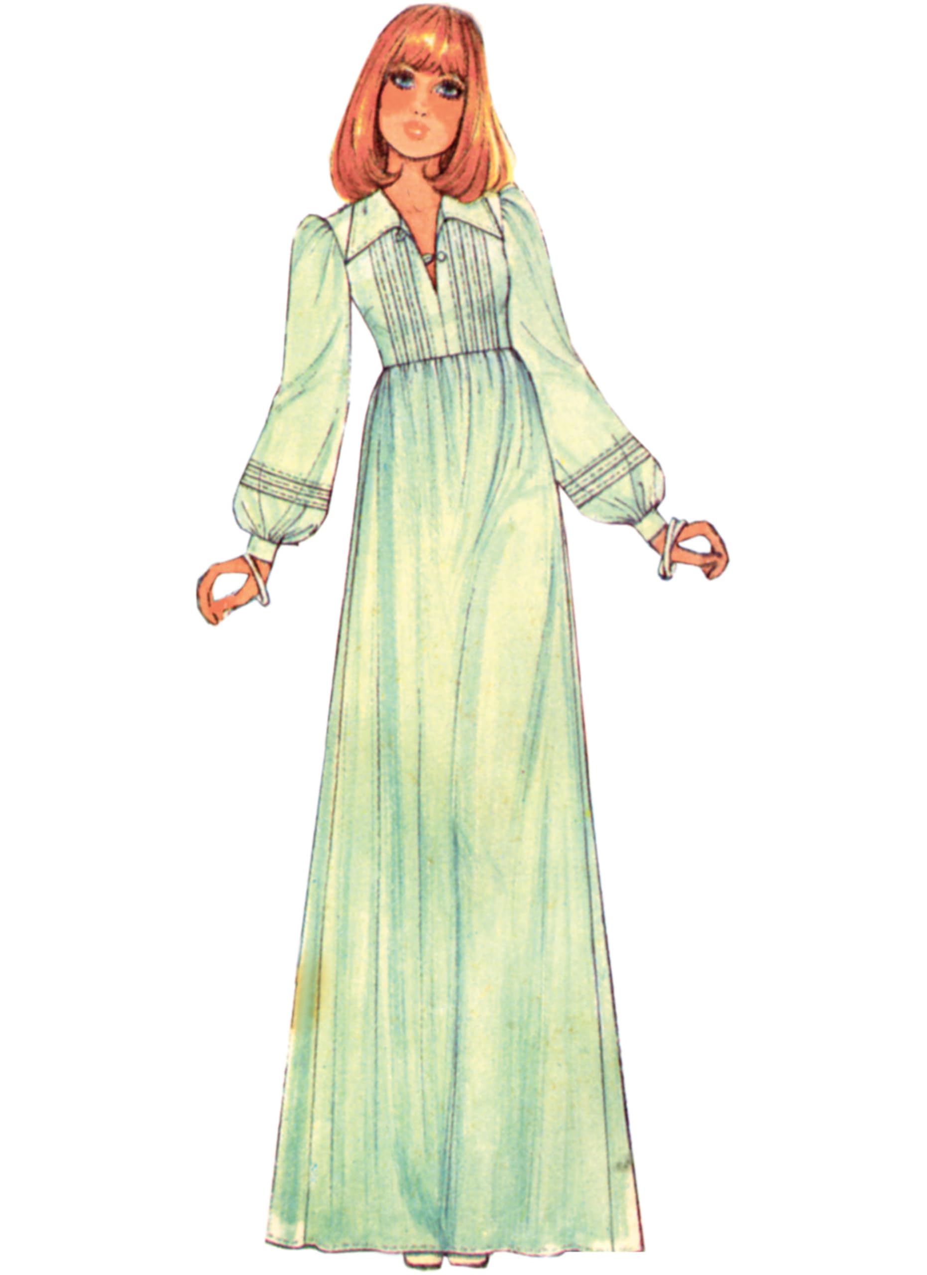 Amazon.com: McCall's M8569U5 Vintage 1970's Misses' Dress and Top