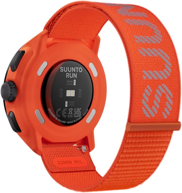 SUUNTO 22 ATH7 Loop Textile Strap Coral Orange S+M