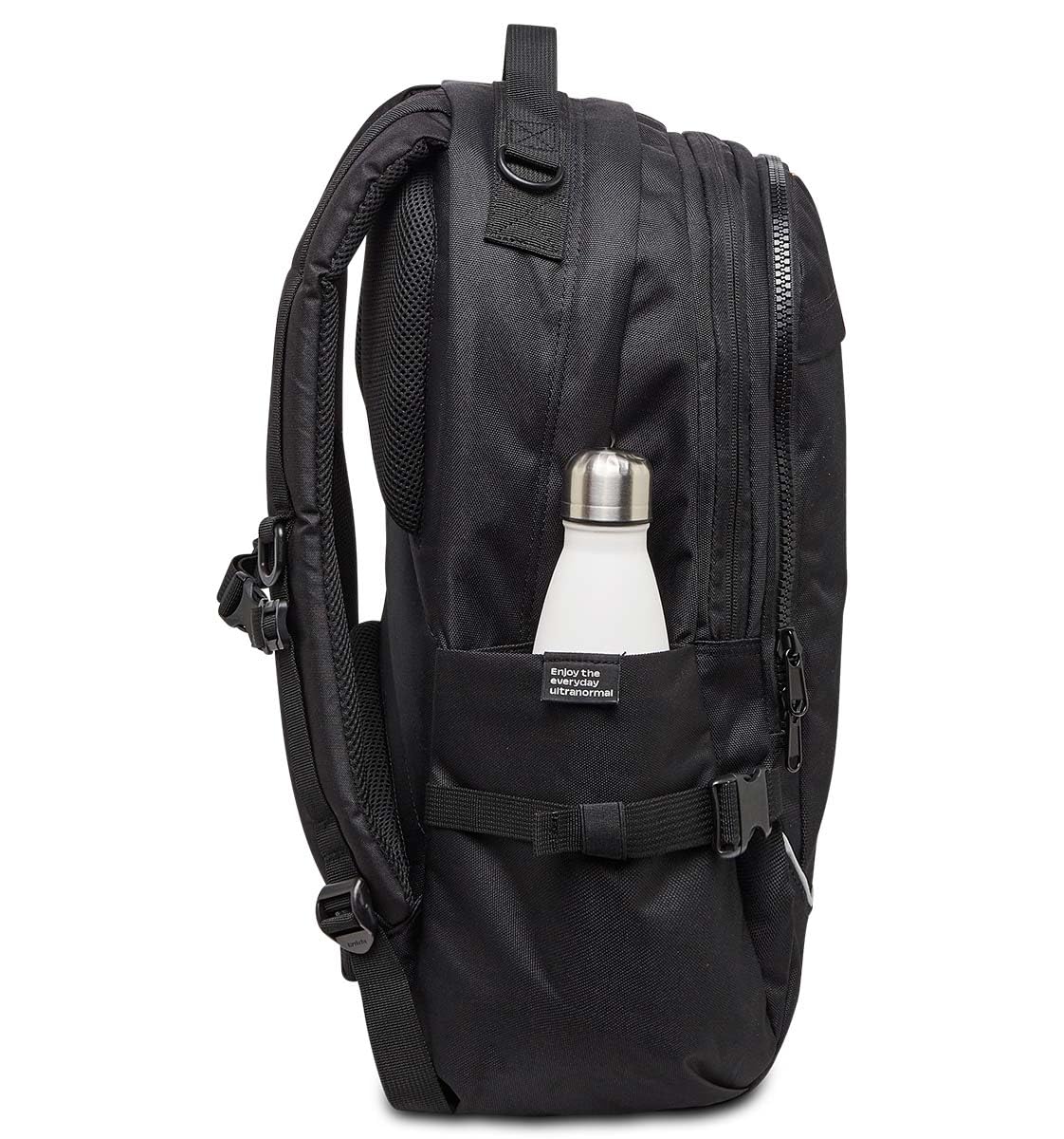 Invicta Zaino ACT PLUS, Nero, Tasca porta pc, Per ragazzi, Ragazze e adulti, Scuola, Tempo libero