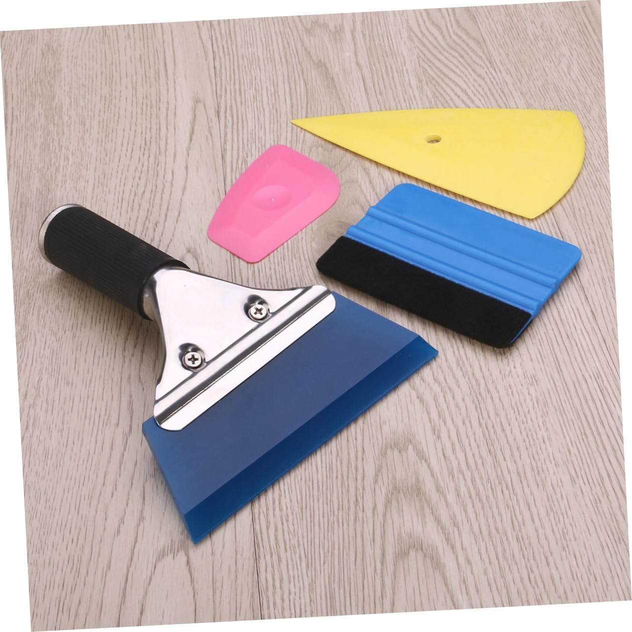 8pcs Automotive Window Tint Install Kit Tools Squeegee Window Film Scraper Cutters No Deformation