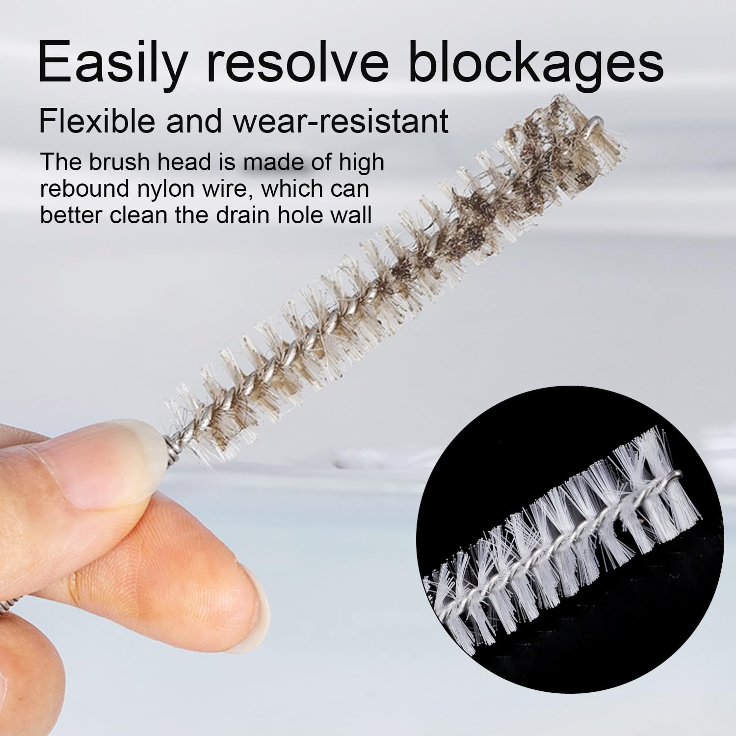 Set De Nettoyage Pour Réfrigérateur De 6 Pièces. Brosse 1,5 M+seringue 100 Ml+tuyau De Nettoyage Réfrigérateur+grattoir Anti-glace. Nettoyage Des Tuyaux Et Des Trous D'évacuation Du Réfrigérateur. Un