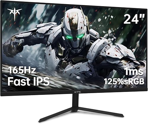 Miniatura 8 de Monitor de 24 pulgadas, IPS rápido 1080p 144Hz 165Hz 1ms, 125.25% sRGB, HDR, monitor para juegos sin bordes, FreeSync Premium y G-Sync, HDMI 2.0x2,