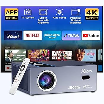 Amazon.co.jp: ネトフリ・画面調整自動補正 XNANO プロジェクタ